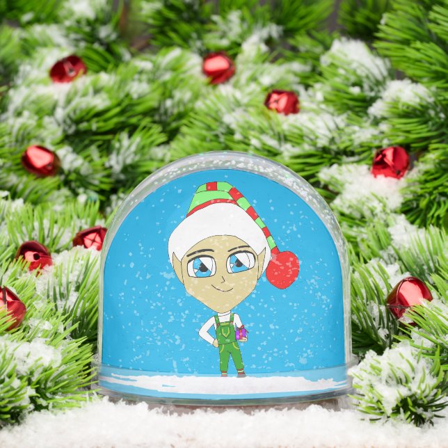 chibi elf    snowglobe (Christmas)