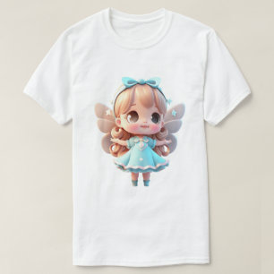Chibi Fairy T-Shirt Cute Anime-Style Graphic Tee