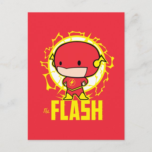 Chibi Flash With Electricity Postcard (Front)