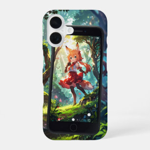 Chibi Fox Adventure iPhone 16 Case