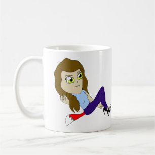 chibi foxy girl  coffee mug