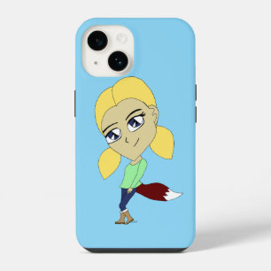 chibi foxy girl iPhone 14 case