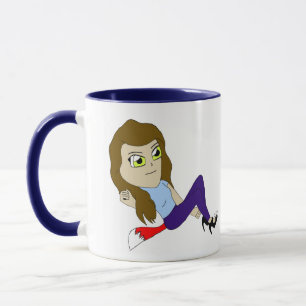 chibi foxy girl mug