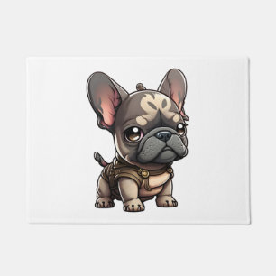 Chibi French Bulldog Doormat