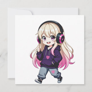 Chibi Funny Invitation