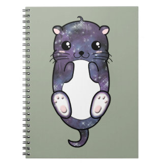 Chibi Galaxy Otter Notebook