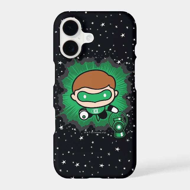Chibi Green Lantern Flying Through Space (Back)