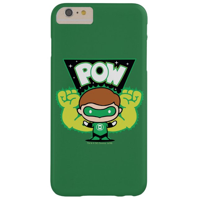 Chibi Green Lantern Forming Giant Fists Case-Mate iPhone Case (Back)
