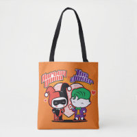 Chibi Harley Quinn & Chibi Joker Hearts
