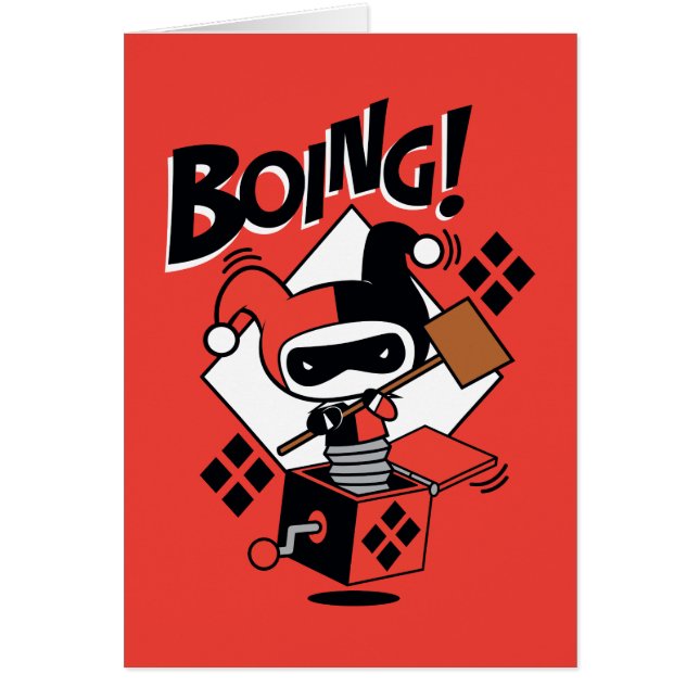 Chibi Harley-Quinn-In-A-Box With Hammer (Front)