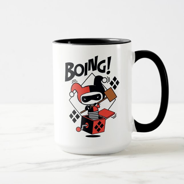 Chibi Harley-Quinn-In-A-Box With Hammer Mug (Right)