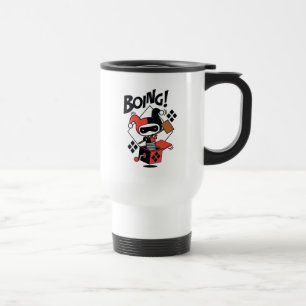 Chibi Harley-Quinn-In-A-Box With Hammer Travel Mug