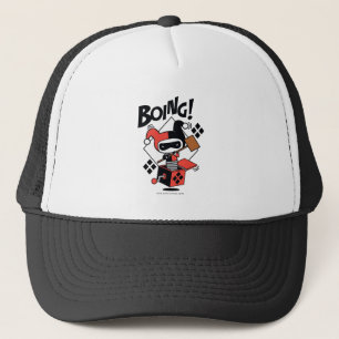 Chibi Harley-Quinn-In-A-Box With Hammer Trucker Hat