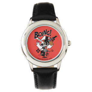 Chibi Harley-Quinn-In-A-Box With Hammer Watch