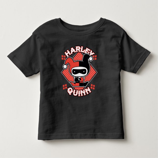 Chibi Harley Quinn Splits Toddler T-Shirt (Front)
