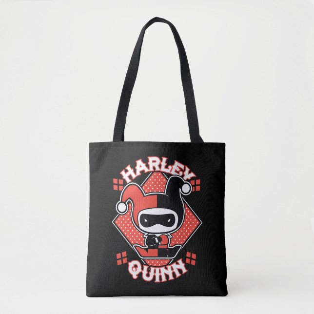 Chibi Harley Quinn Splits Tote Bag (Front)