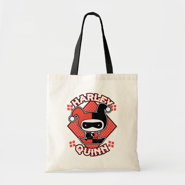 Chibi Harley Quinn Splits Tote Bag (Front)