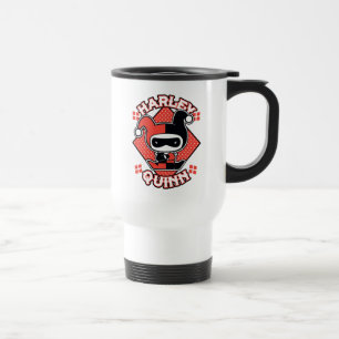 Chibi Harley Quinn Splits Travel Mug