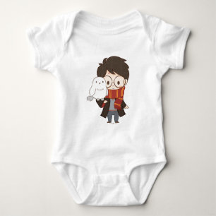 Chibi HARRY POTTER™ & Hedwig Baby Bodysuit