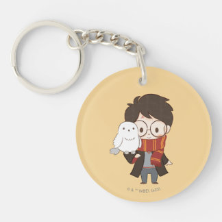 Chibi HARRY POTTER™ & Hedwig Key Ring