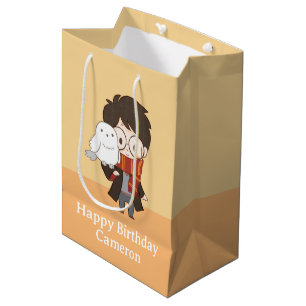 Chibi HARRY POTTER™ & Hedwig Medium Gift Bag