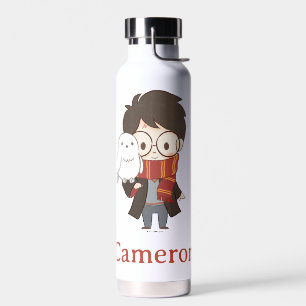 Chibi HARRY POTTER™ & Hedwig Water Bottle