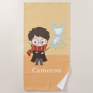 Chibi HARRY POTTER™ Patronus Beach Towel