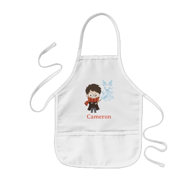 Chibi HARRY POTTER™ Patronus Kids Apron (Front)