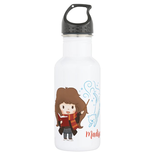 Chibi Hermione Granger Patronus 532 Ml Water Bottle (Front)