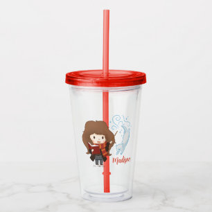 Chibi Hermione Granger Patronus Acrylic Tumbler