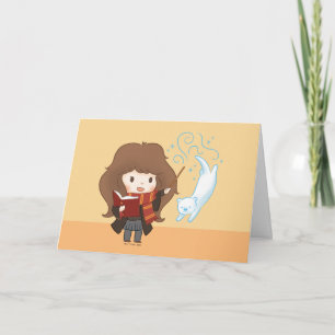 Chibi Hermione Granger Patronus Card