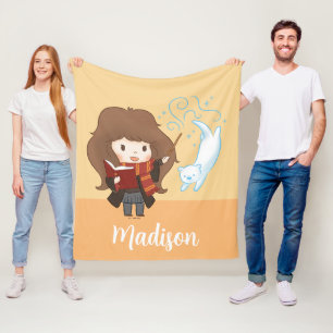 Chibi Hermione Granger Patronus Fleece Blanket