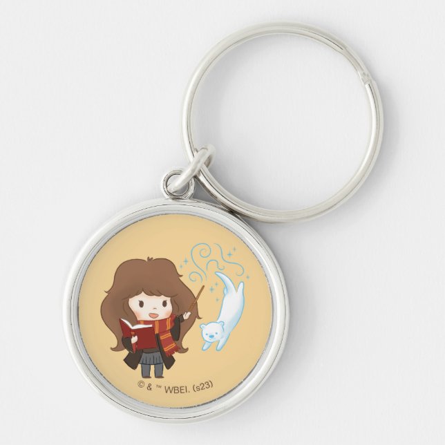 Chibi Hermione Granger Patronus Key Ring (Front)