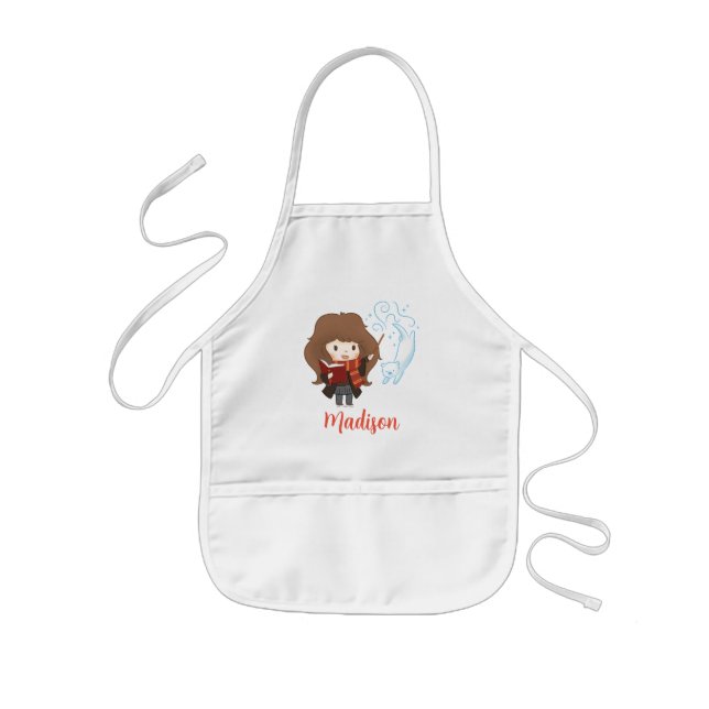 Chibi Hermione Granger Patronus Kids Apron (Front)