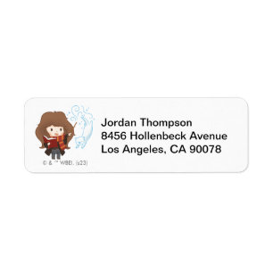 Chibi Hermione Granger Patronus Return Address Label