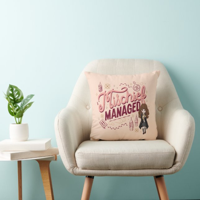 Chibi Hermione "Mischief Managed" Cushion (Chair)