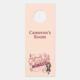 Chibi Hermione "Mischief Managed" Door Hanger