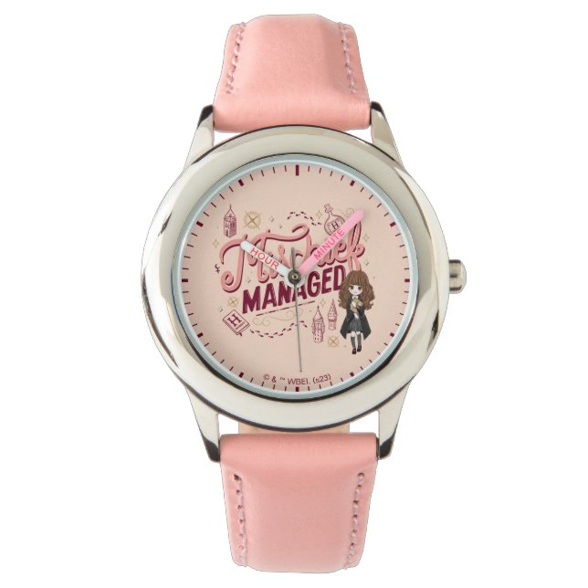 Chibi Hermione "Mischief Managed" Watch (Front)