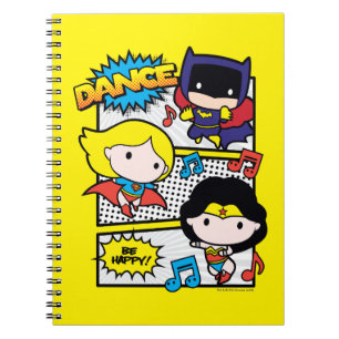 Chibi Heroes Dancing Notebook