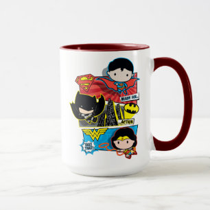 Chibi Heroes Ready For Action! Mug