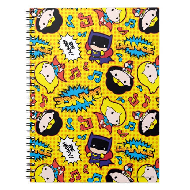 Chibi Heroine Dance Pattern Notebook (Front)
