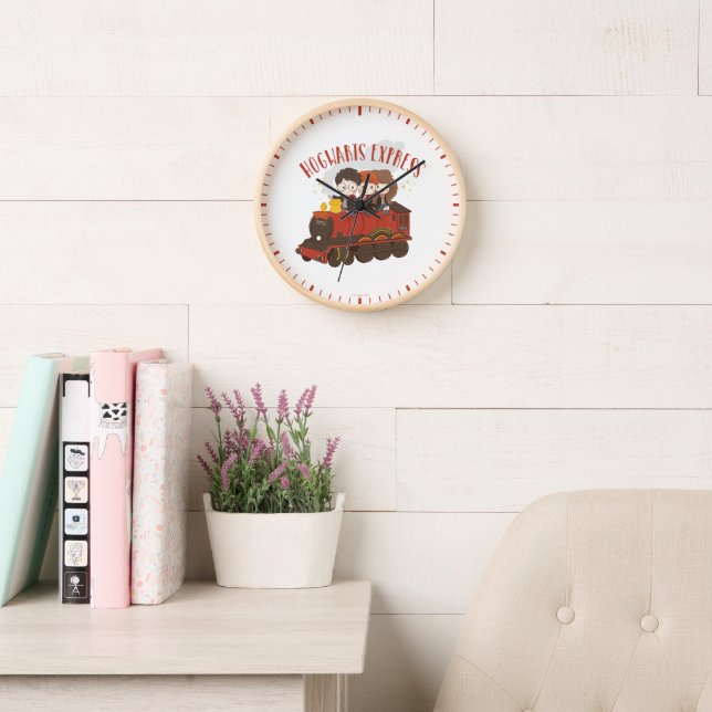 Chibi HOGWARTS EXPRESS™ Ride Clock (Reading Room)