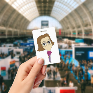 chibi ID badge