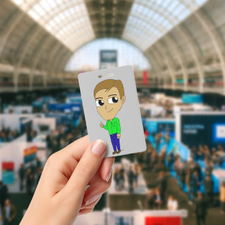 chibi ID badge