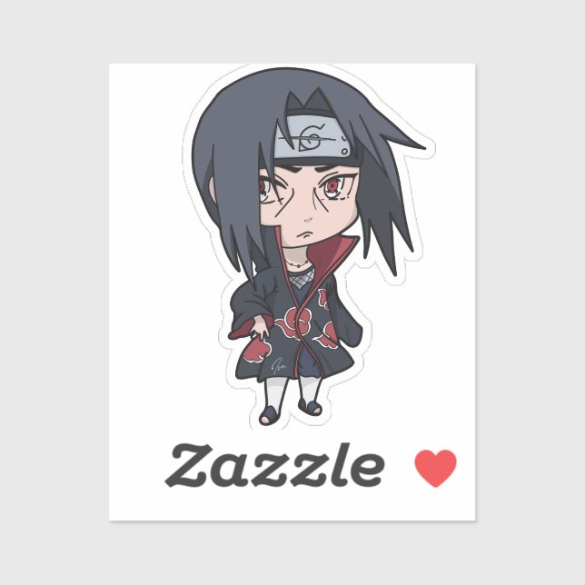 Chibi Itachi Uchiha - Anime Style Sticker (Sheet)