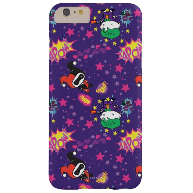 Chibi Joker and Harley Pattern Case-Mate iPhone Case (Back)