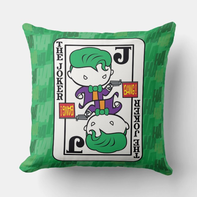 Chibi Joker Playing Card Cushion (Front)