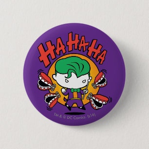 Chibi Joker With Toy Teeth 6 Cm Round Badge