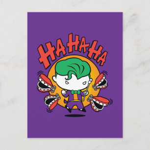 Chibi Joker With Toy Teeth Postcard