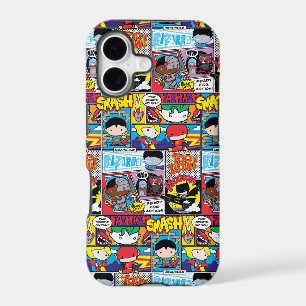 Chibi Justice League Comic Book Pattern